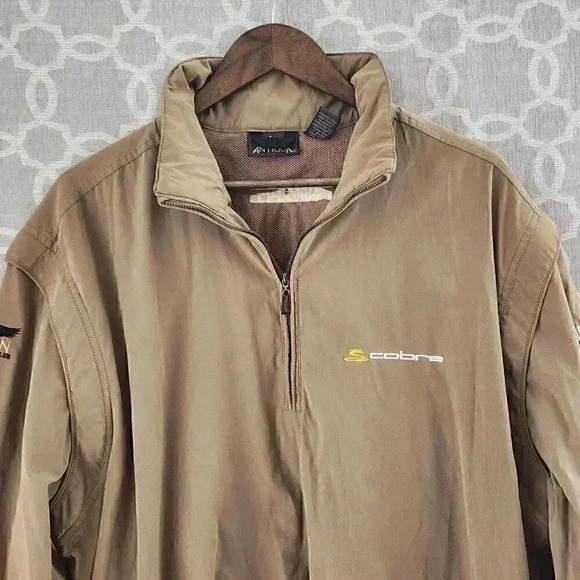 Antigua Pinnacle Zip up Mock Neck Golf Jacket Men's XL - Picture 2 of 9
